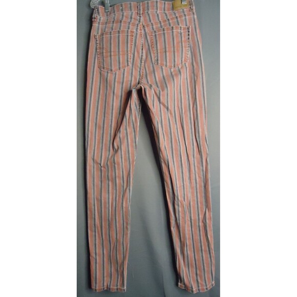 American Eagle Multicolored Striped High Rise Stretch Mom Jean Womens Size 4 XL - Picture 9 of 9